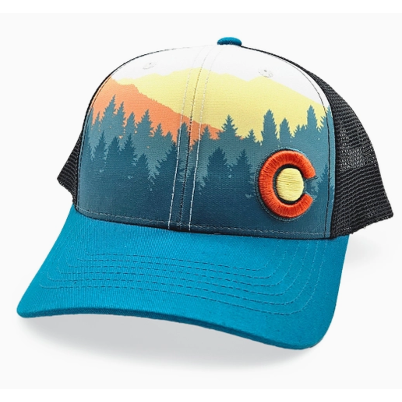 Coloradocool ColoradoCool Alpine Teal Trucker Hat