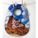 Hip Violet Rock the Cradle Red Rocks Baby Bib