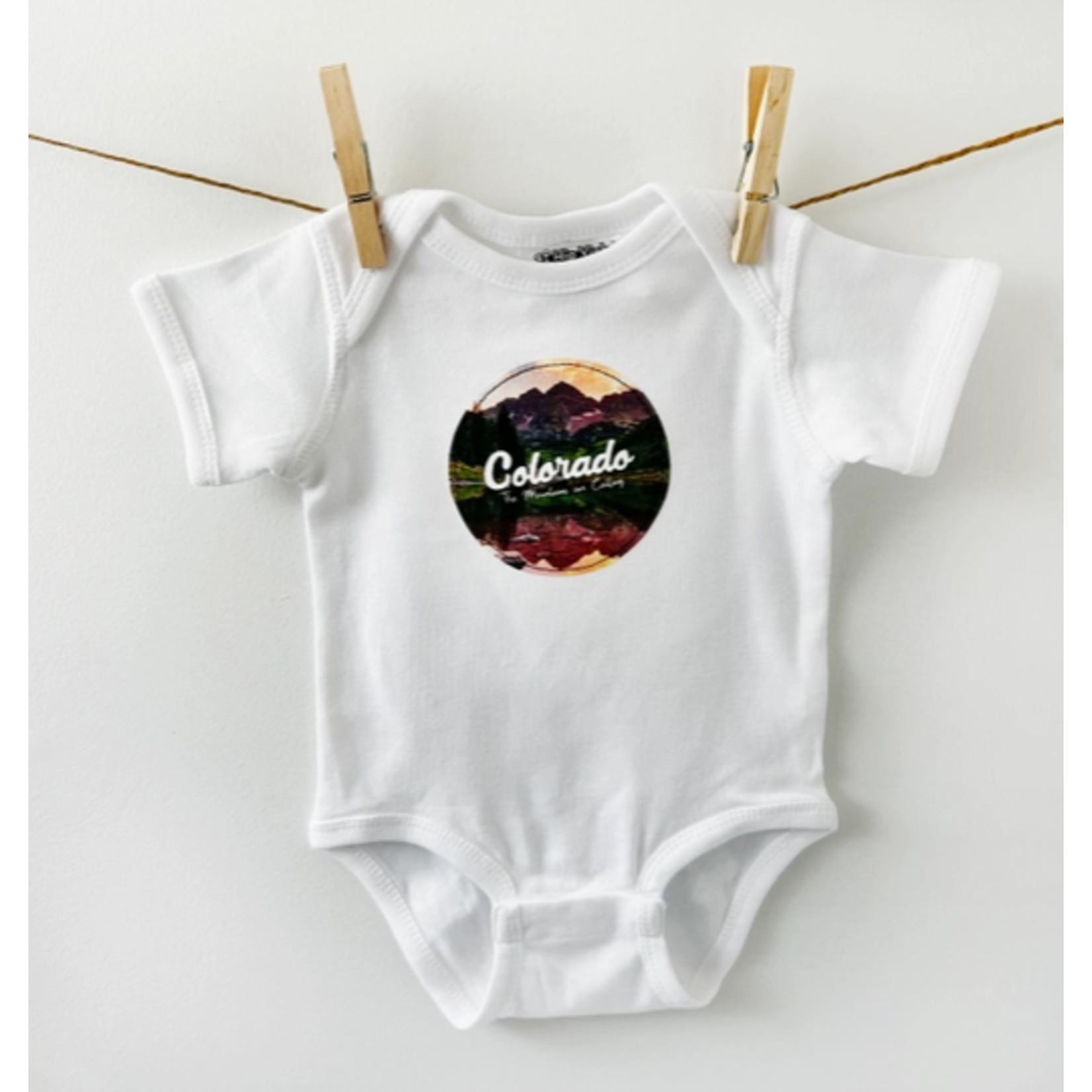 Hip Violet Hip Violet Colorado Baby Bodysuit
