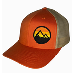 Direction Apparel Direction Apparel Orange Circle Sunset Curved Bill Hat