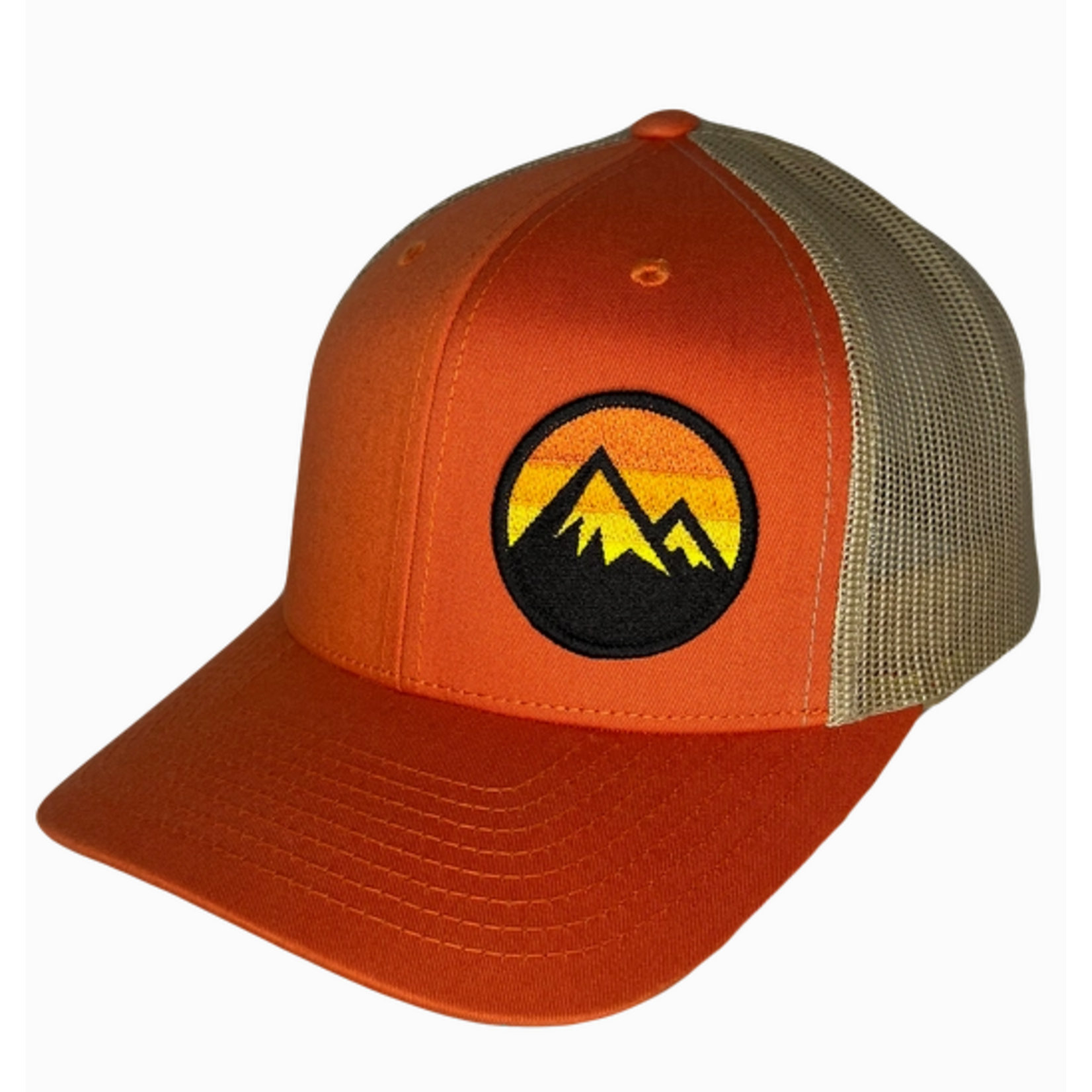 Direction Apparel Direction Apparel Orange Circle Sunset Curved Bill Hat