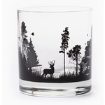 Black Lantern Black Lantern Forest Animal Whiskey Glass