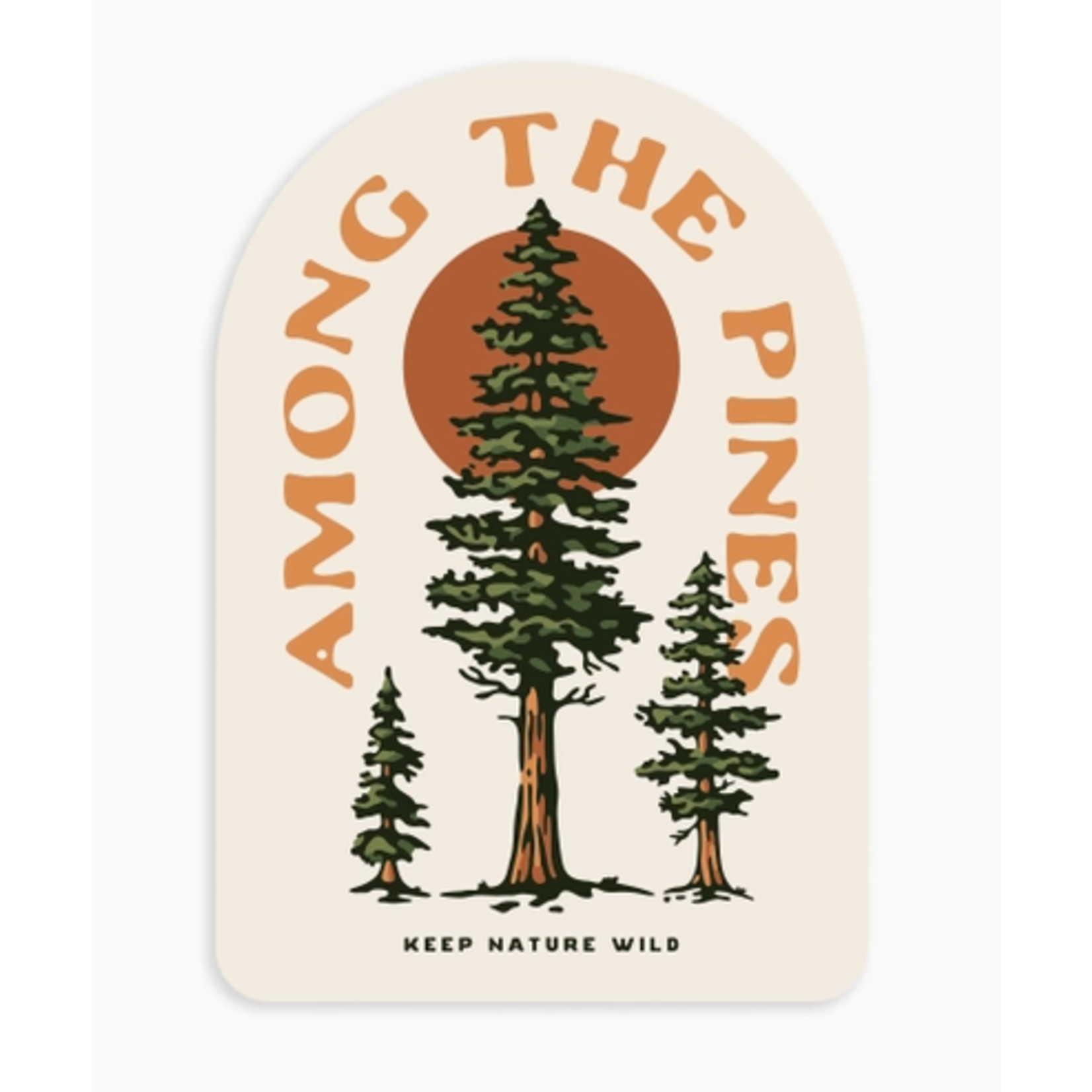 Keep Nature Wild KNW Among the Pines | Sticker