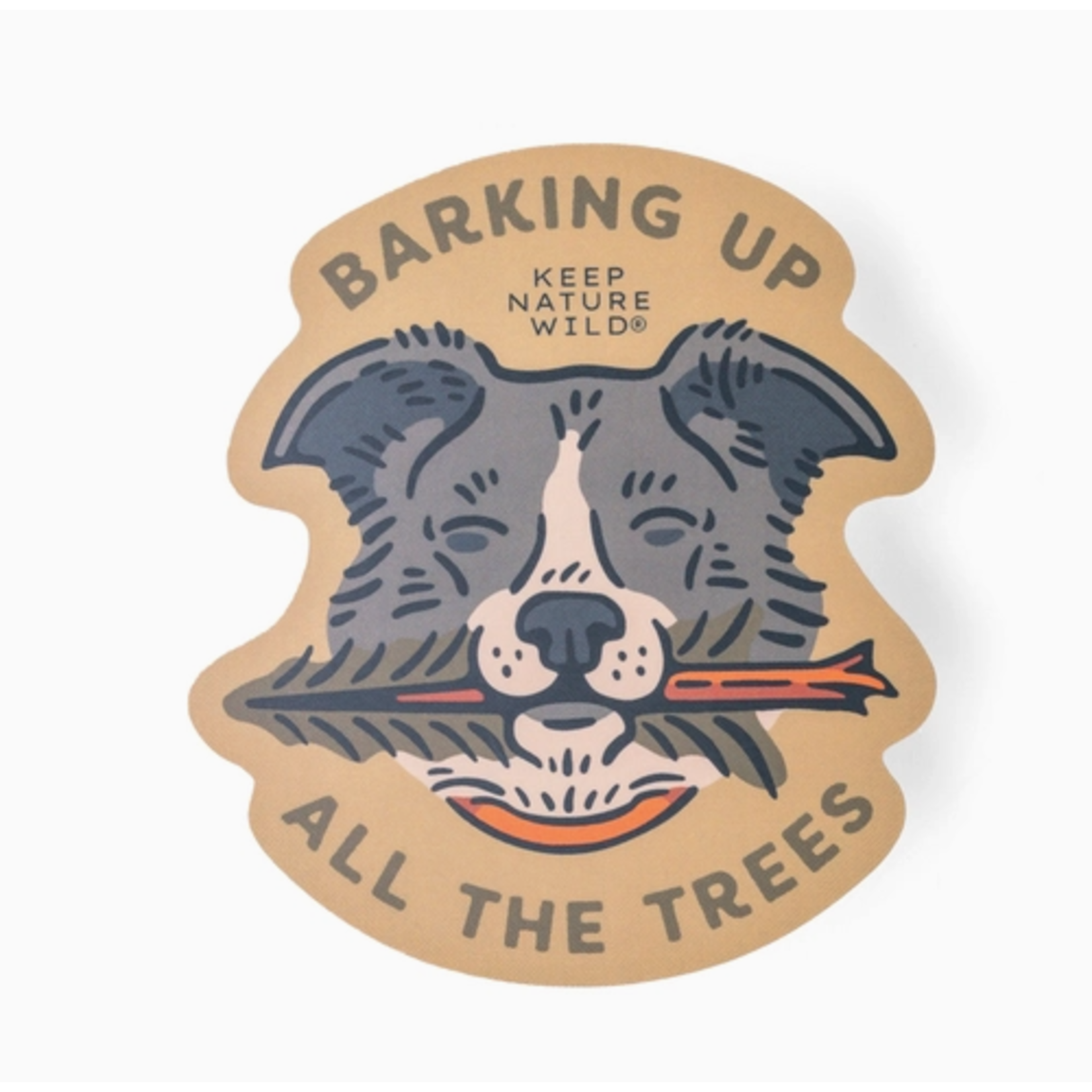 Keep Nature Wild KNW Barking Up All the Trees | Sticker
