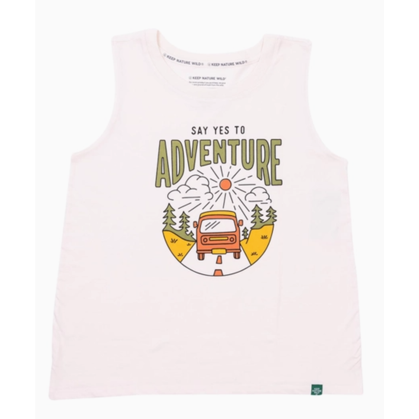 Keep Nature Wild KNW Say Yes To Adventure Women's Muscle Tank |