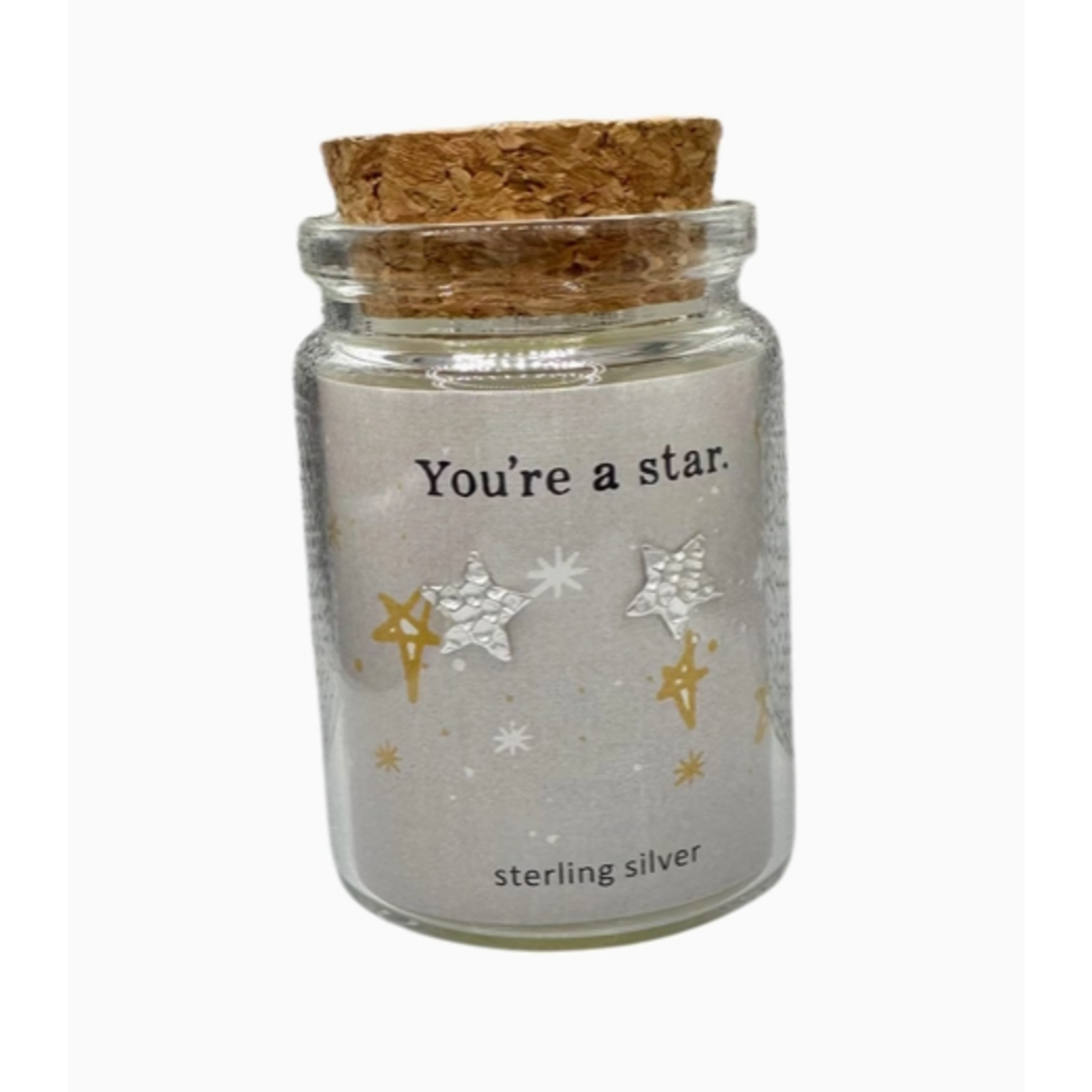 Silver Sparrow Jewelry Silver Sparrow Sterling Silver Star Stud Earrings Jar