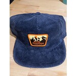 Brist MFG Brist - Rainier -Rocky Mnt Blue Vintage  Corduroy Hat
