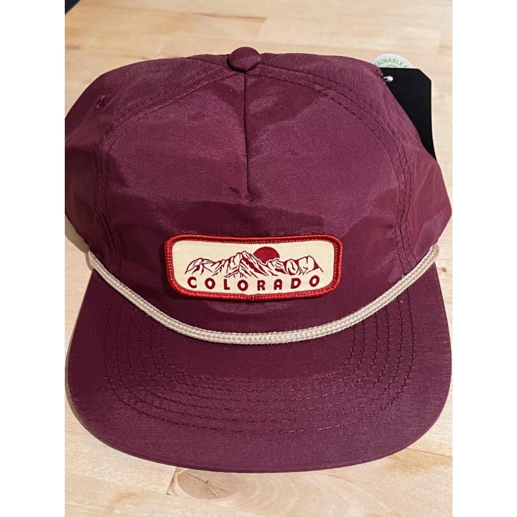 Brist MFG Brist - Colorado Patch -CASCADE-Eggplant - Rope Hat