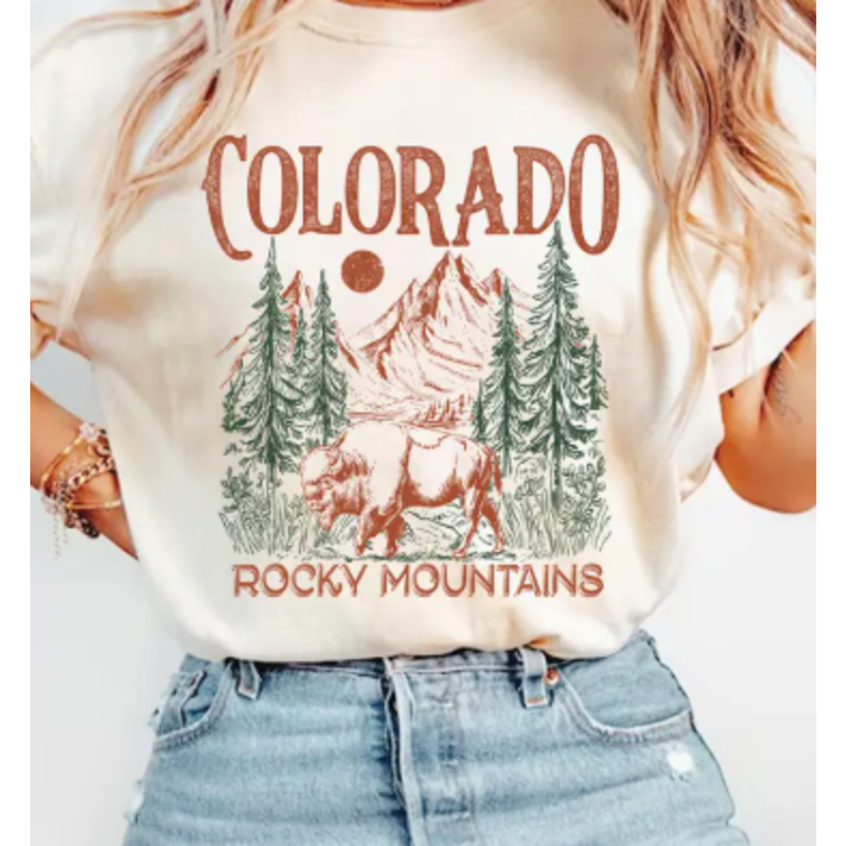 Rustee Clothing Rustee Bison Vintage T-Shirt