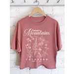 Rustee Clothing Rustee Rocky Mountain Wildflower Long Crop