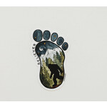 Sticker Girl Sticker Girl Believer Sasquatch Foot Vinyl Sticker