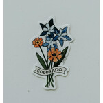 Sticker Girl Sticker Girl Colorado Bluebell (State Flower) Vinyl Sticker