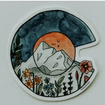 Sticker Girl Sticker Girl  Floral Colorado Sign Vinyl Sticker