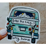 Sticker Girl Sticker Girl Long Way Home Van Vinyl Sticker
