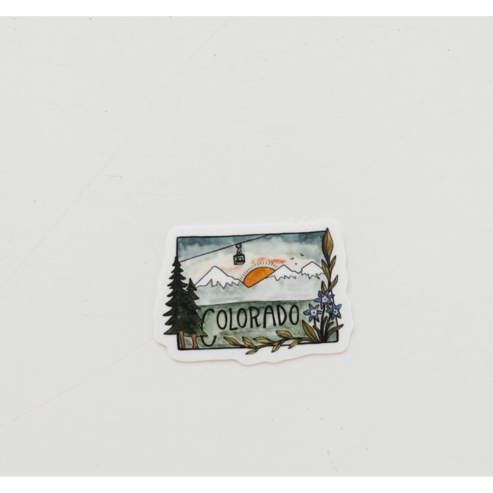 Sticker Girl Sticker Girl  Mini Colorado Vinyl Sticker