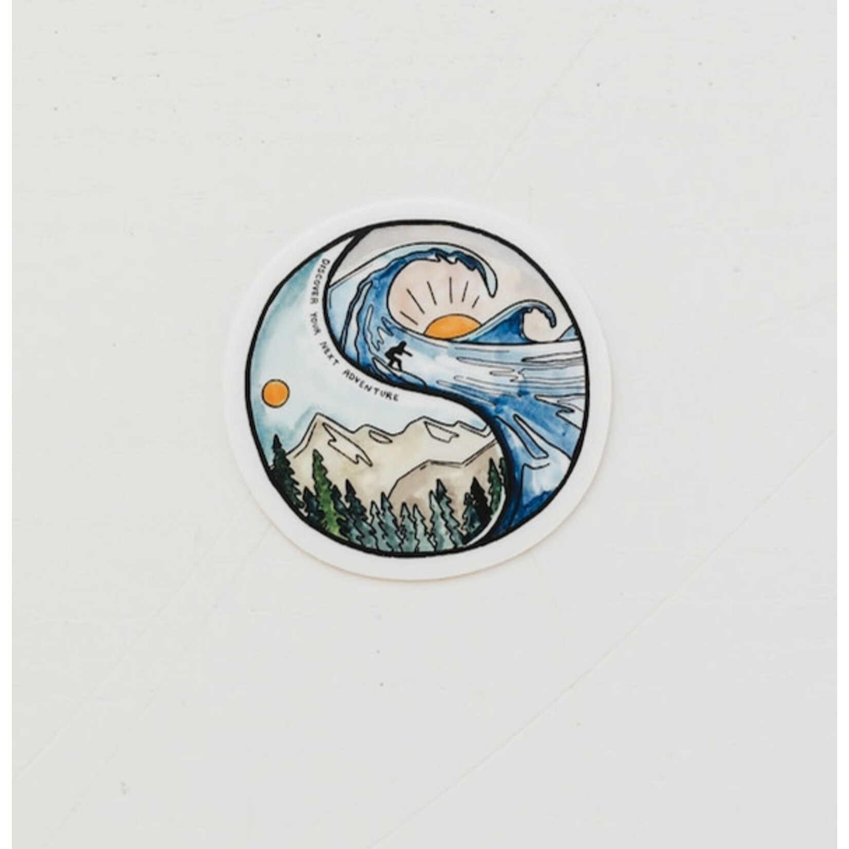 Sticker Girl Sticker Girl Mini Yin Yang Vinyl Sticker
