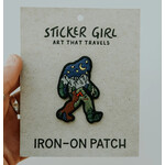 Sticker Girl Sticker Girl Night Sasquatch Embroidered Iron On Patch