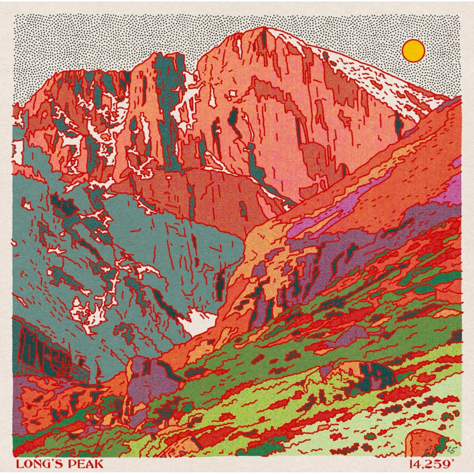 Caroline Clark CClark Longs Peak 12X12