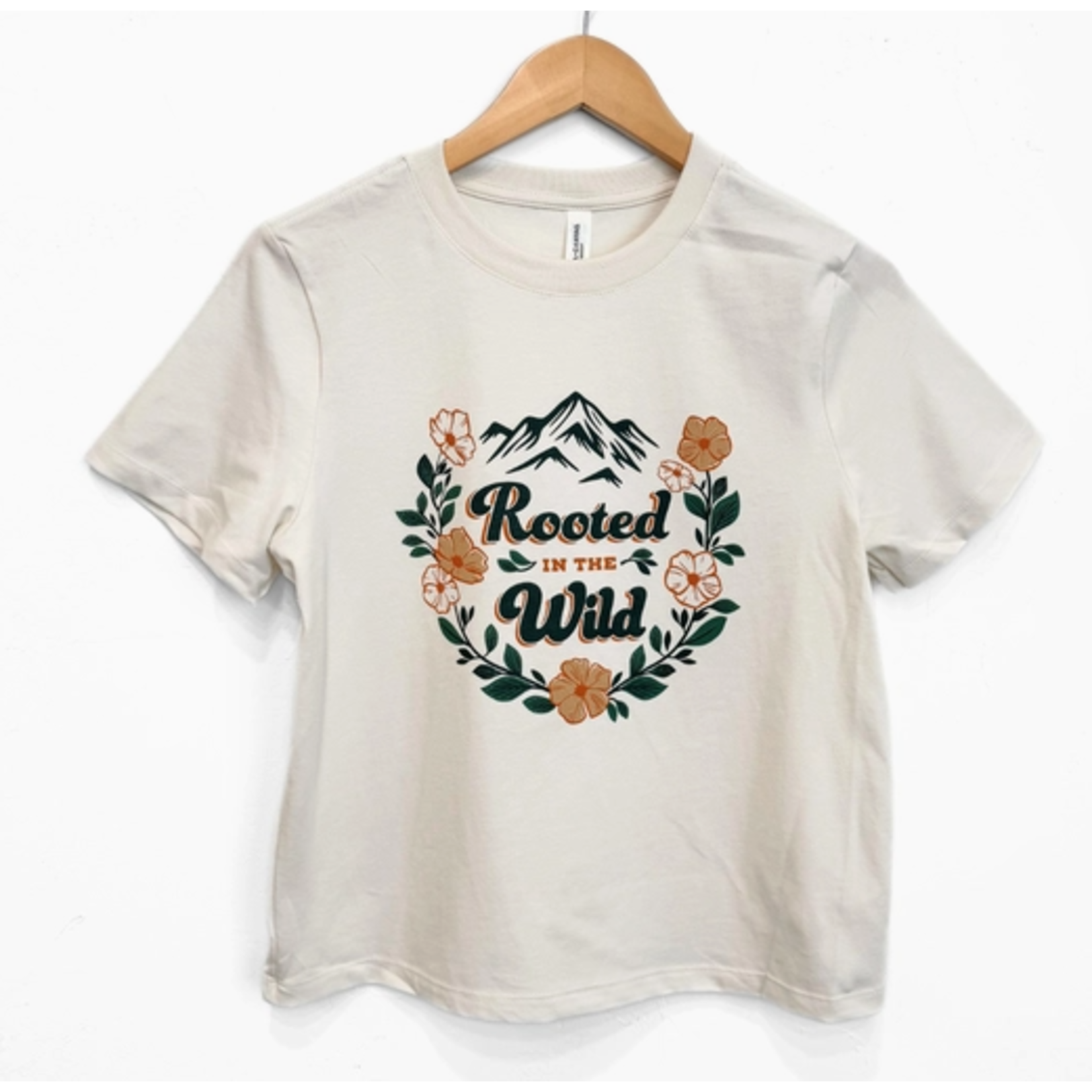 The Montana Scene TMS Rooted in the Wild Ladies Tee - Vintage White