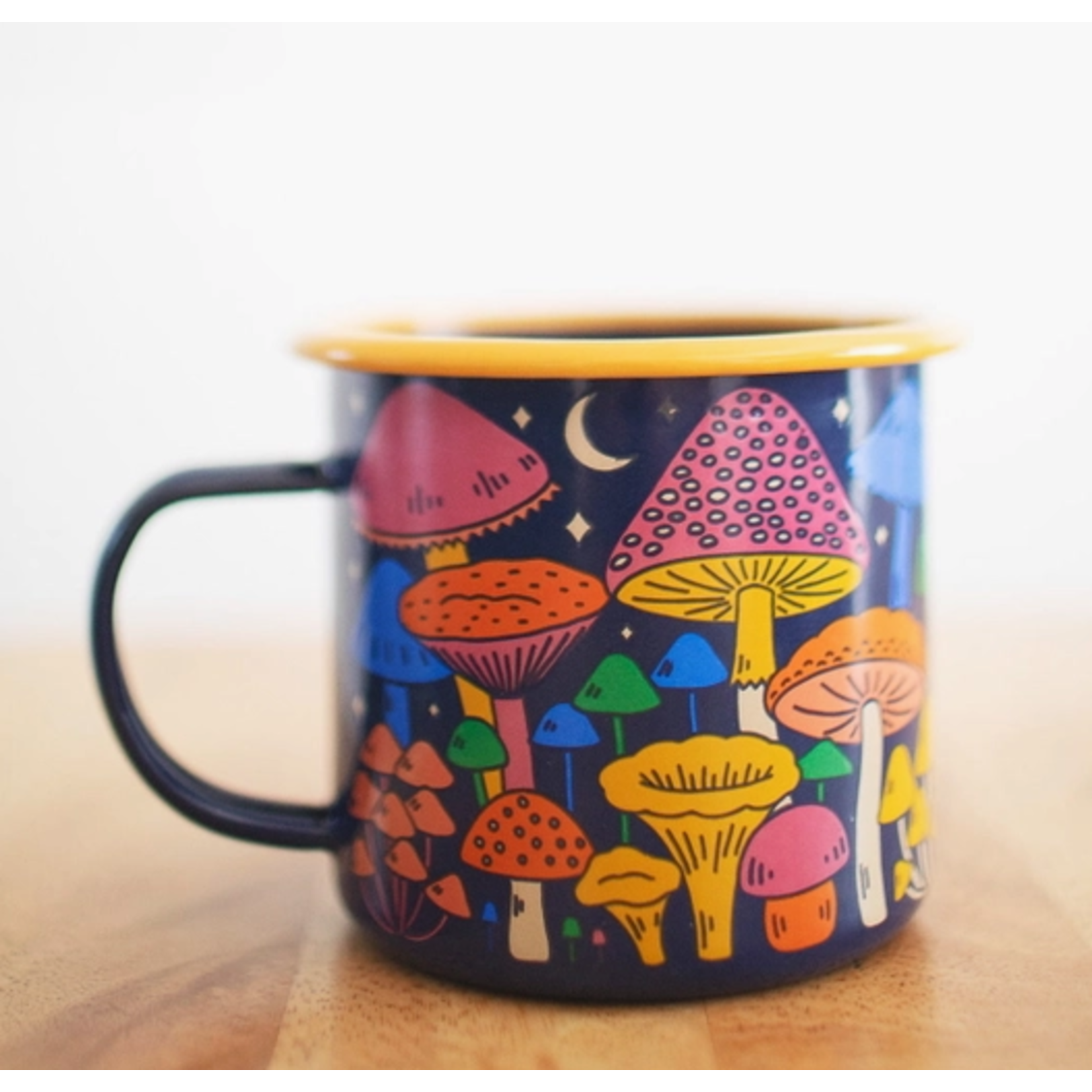 Trek Light Trek Light Enamel Mug | Midnight Mushroom