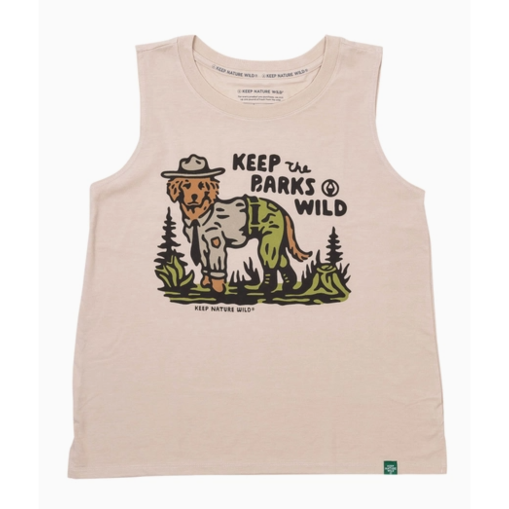 Keep Nature Wild KNW Keep the Barks Wild Women's Muscle Tank