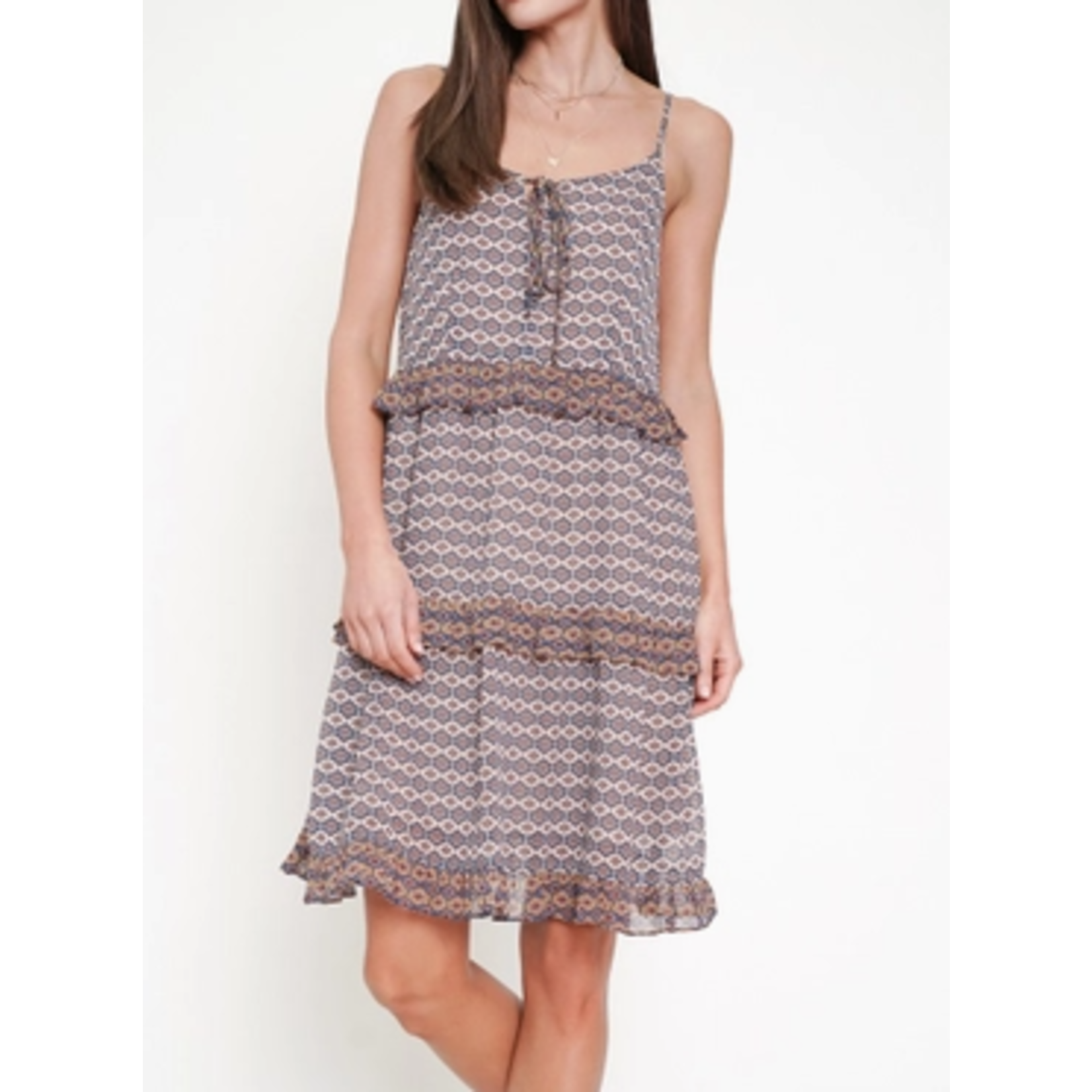 Mystree Mystree Tiered Dress
