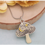 ZAD ZAD Mushroom Dreams Silver Necklace