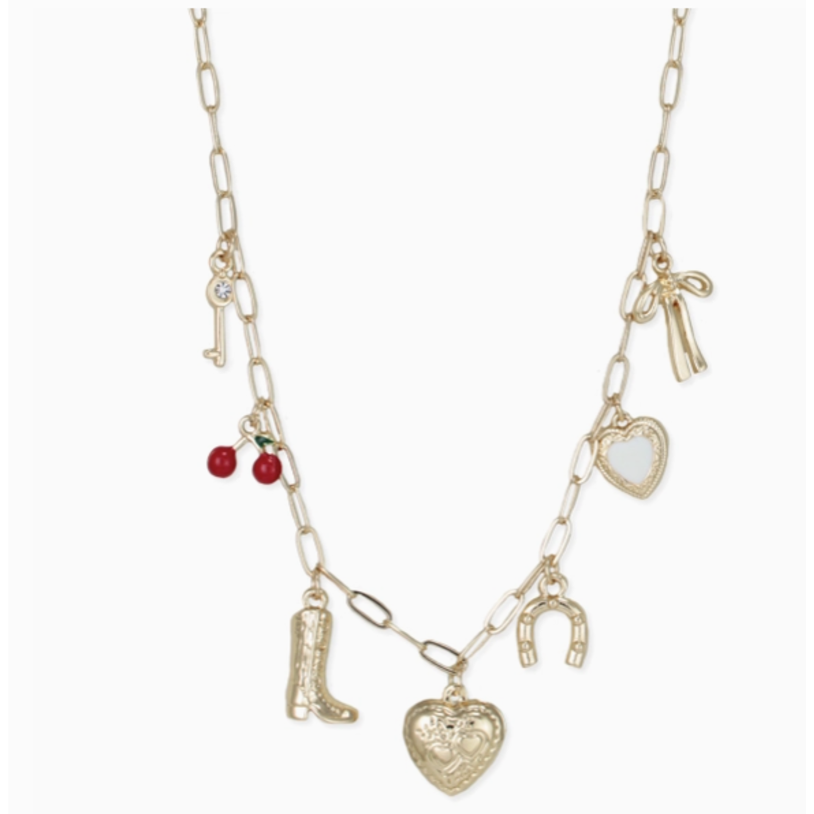 ZAD ZAD Southwest Spirit Gold Charm Necklace