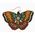 ZAD ZAD Summer Wings Butterfly Beaded Earrings