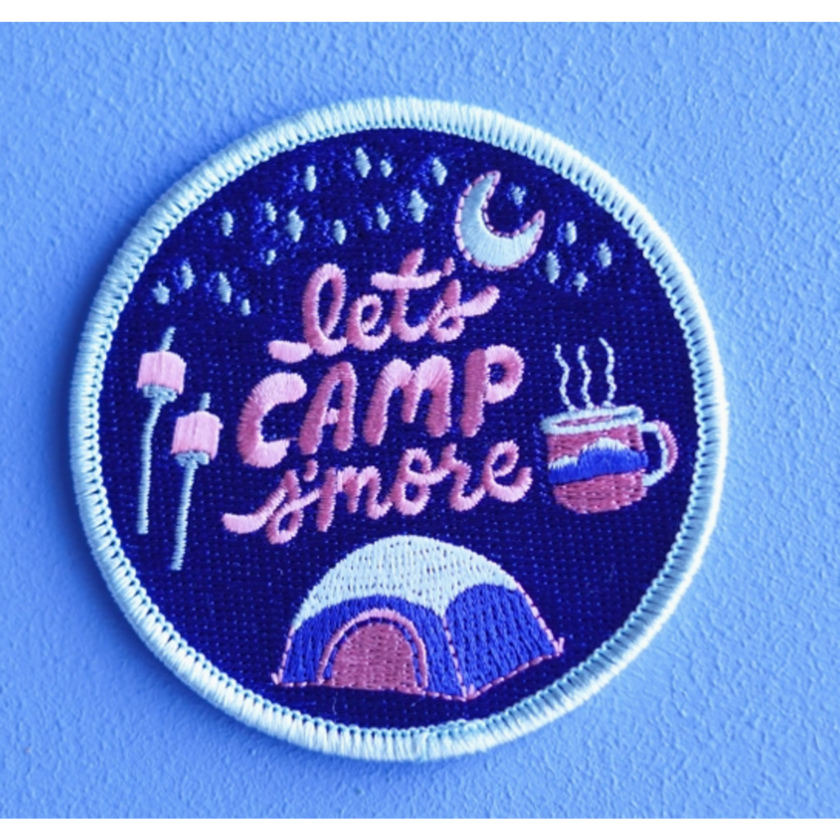 Little Known Goods LKG Let's Camp S'more Embroidered Patch