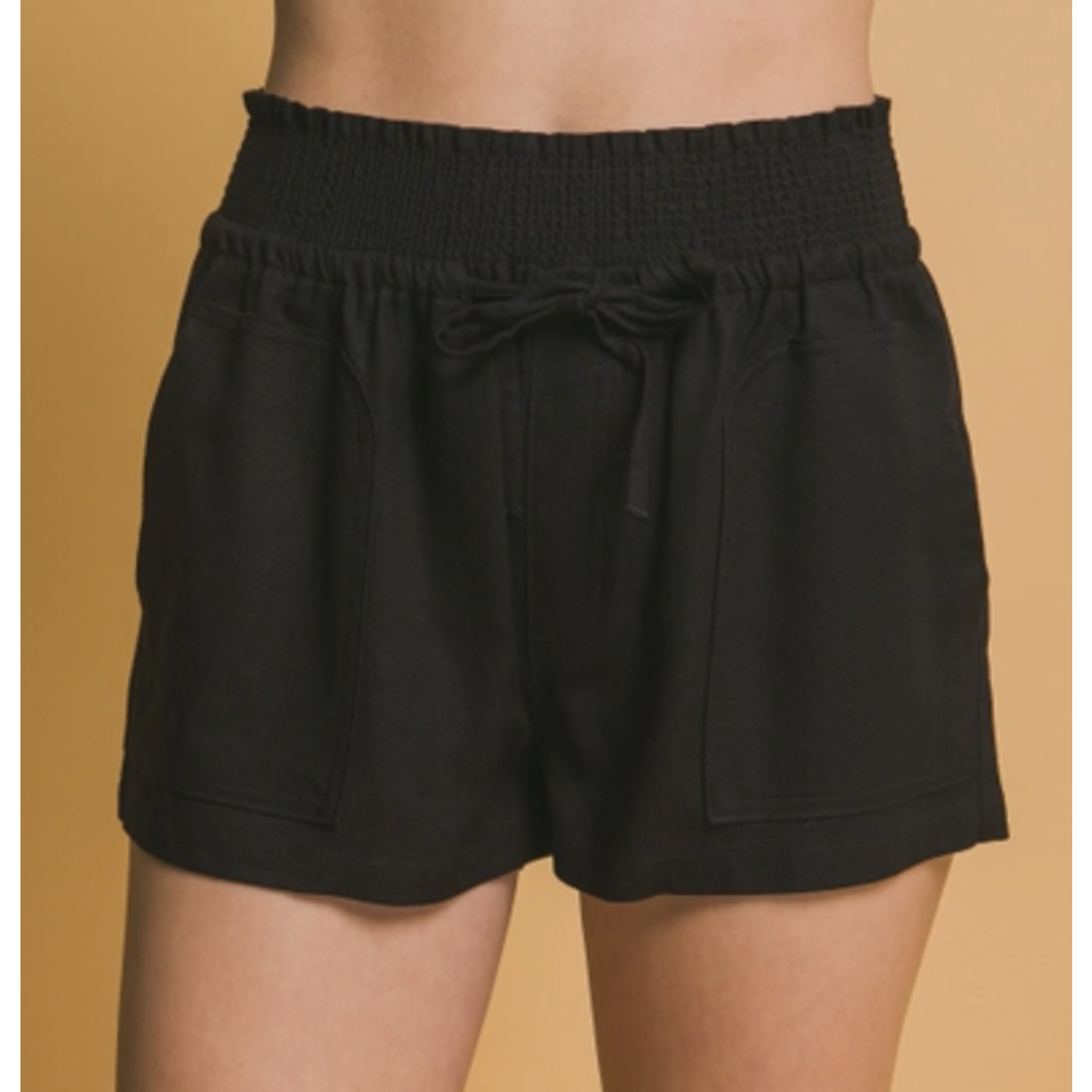 Vanilla Monkey VM Front Tie Linen Shorts