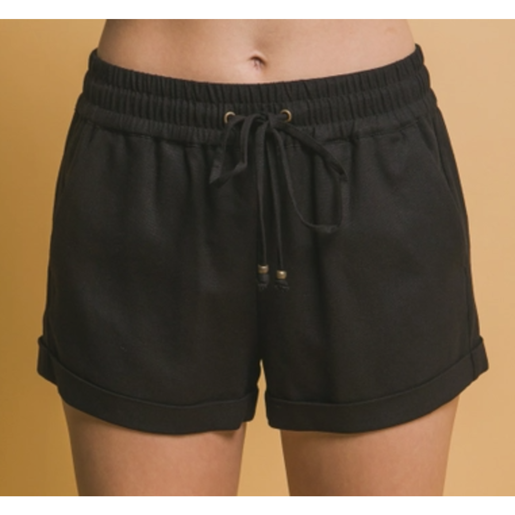 Vanilla Monkey VM Mid Rise Linen Shorts