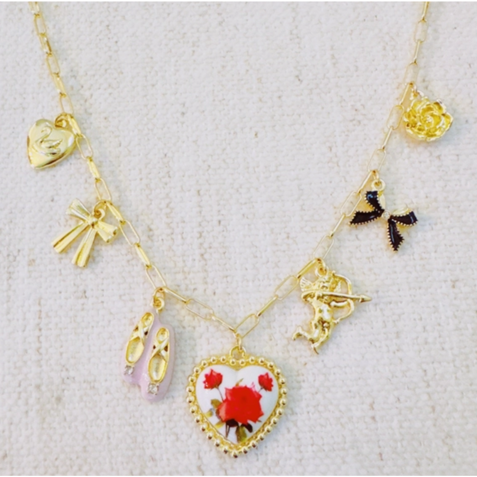 Ellison+Young E&Y Ballet Garden Charm Necklace