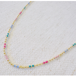 Ellison+Young E&Y Color Pop Ball Chain Necklace