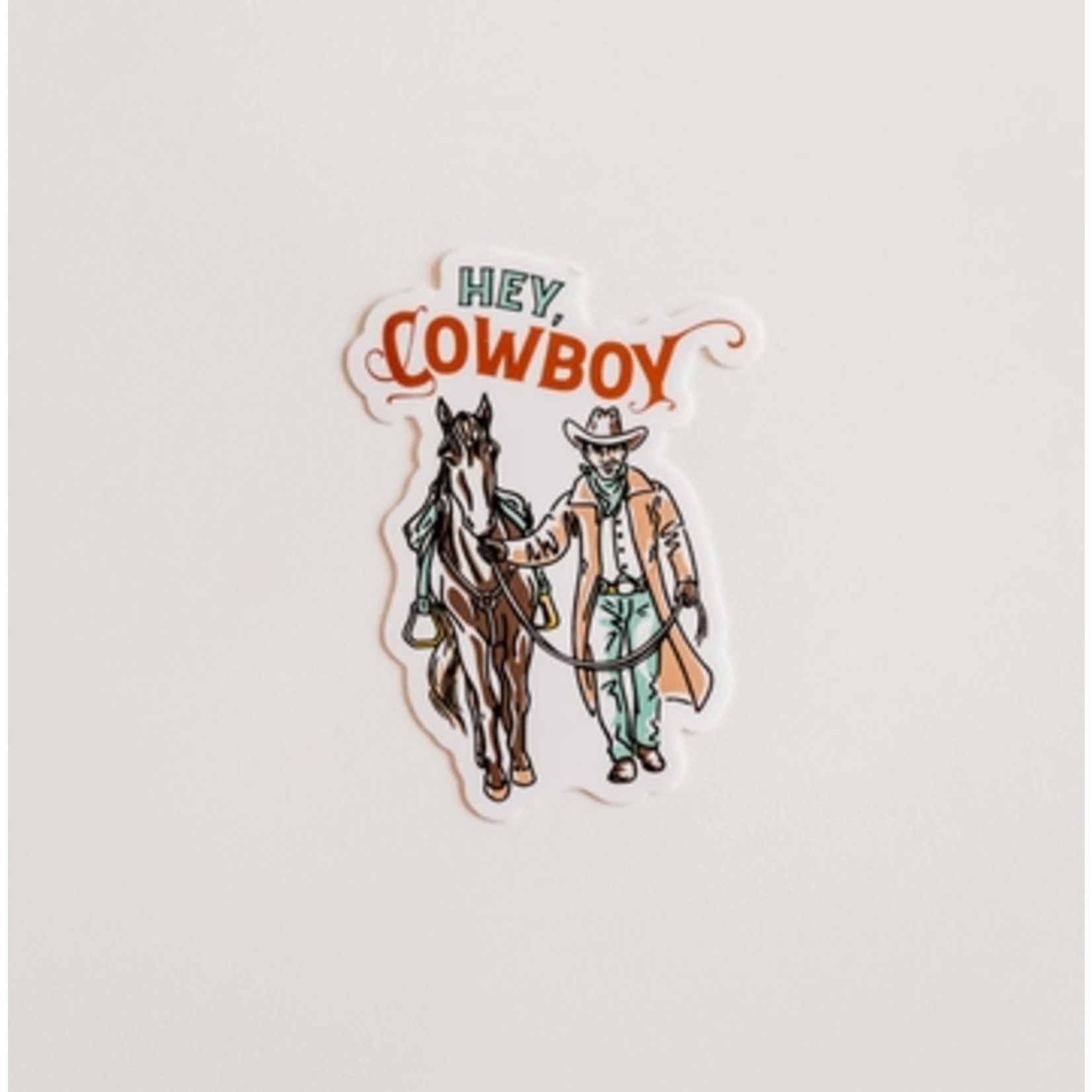 The Montana Scene TMS Hey Cowboy Sticker