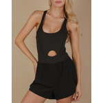 Very J Very J Front Cutout Romper Activewear