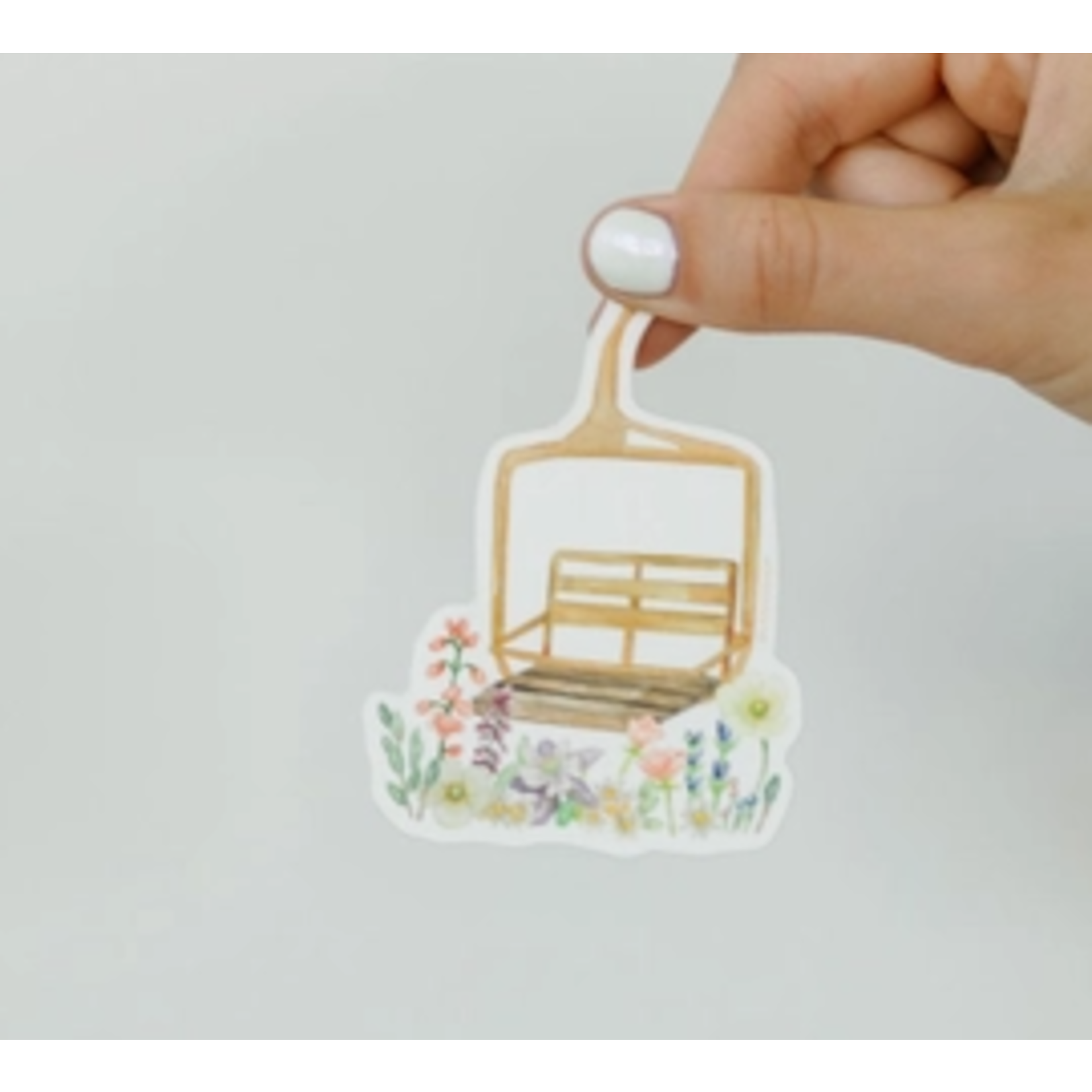 Lana's Shop Lana's Shop Wildflower Ski Chairlift Sticker