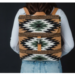 Panache Apparel Panache Brown, Black & Green Aztec Backpack