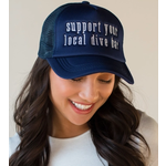 Panache Apparel Panache Navy Local Dive Bar Trucker Hat Navy