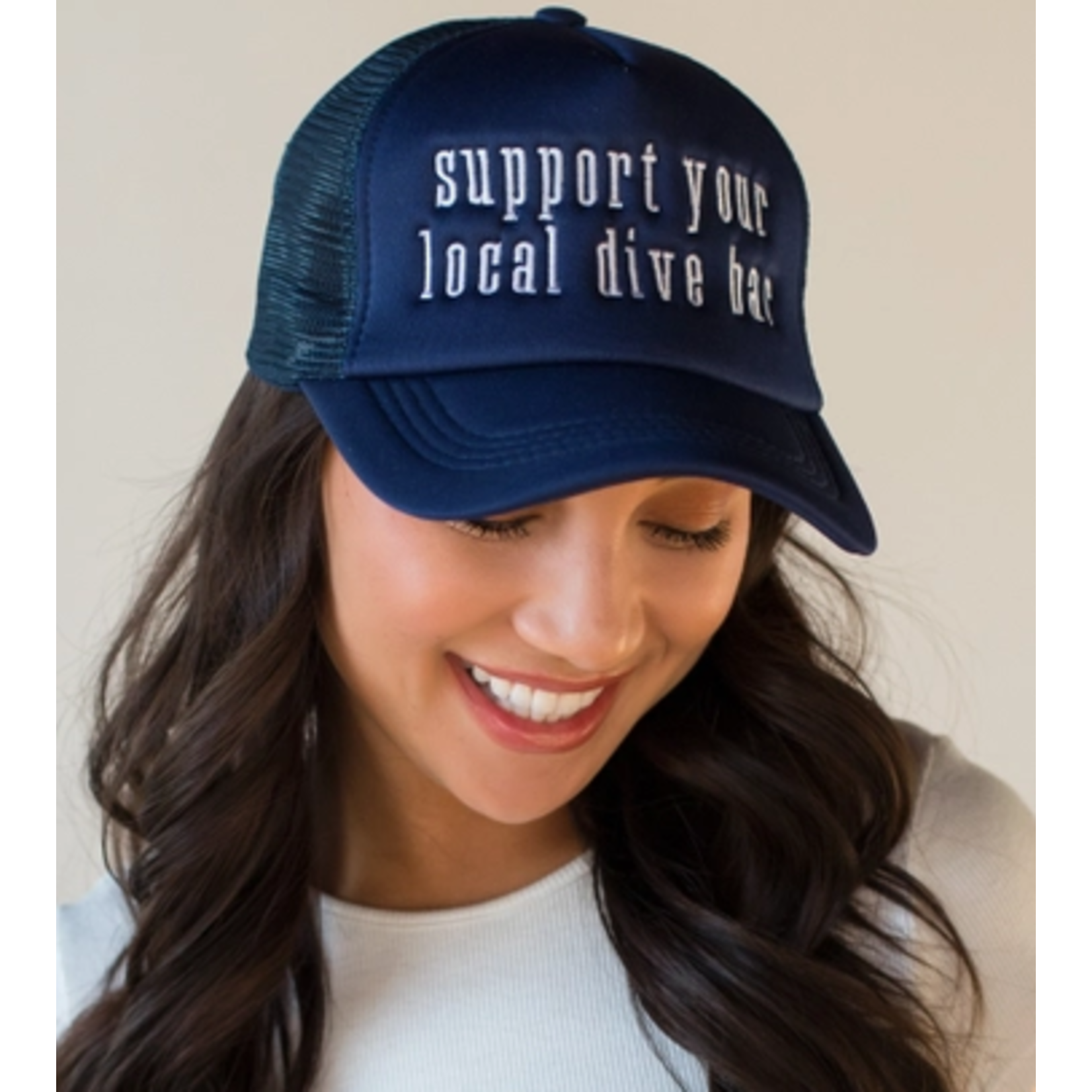 Panache Apparel Panache Navy Local Dive Bar Trucker Hat Navy