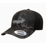 Black Lantern BL Camo Trucker Hat - Elk Above Tree Line
