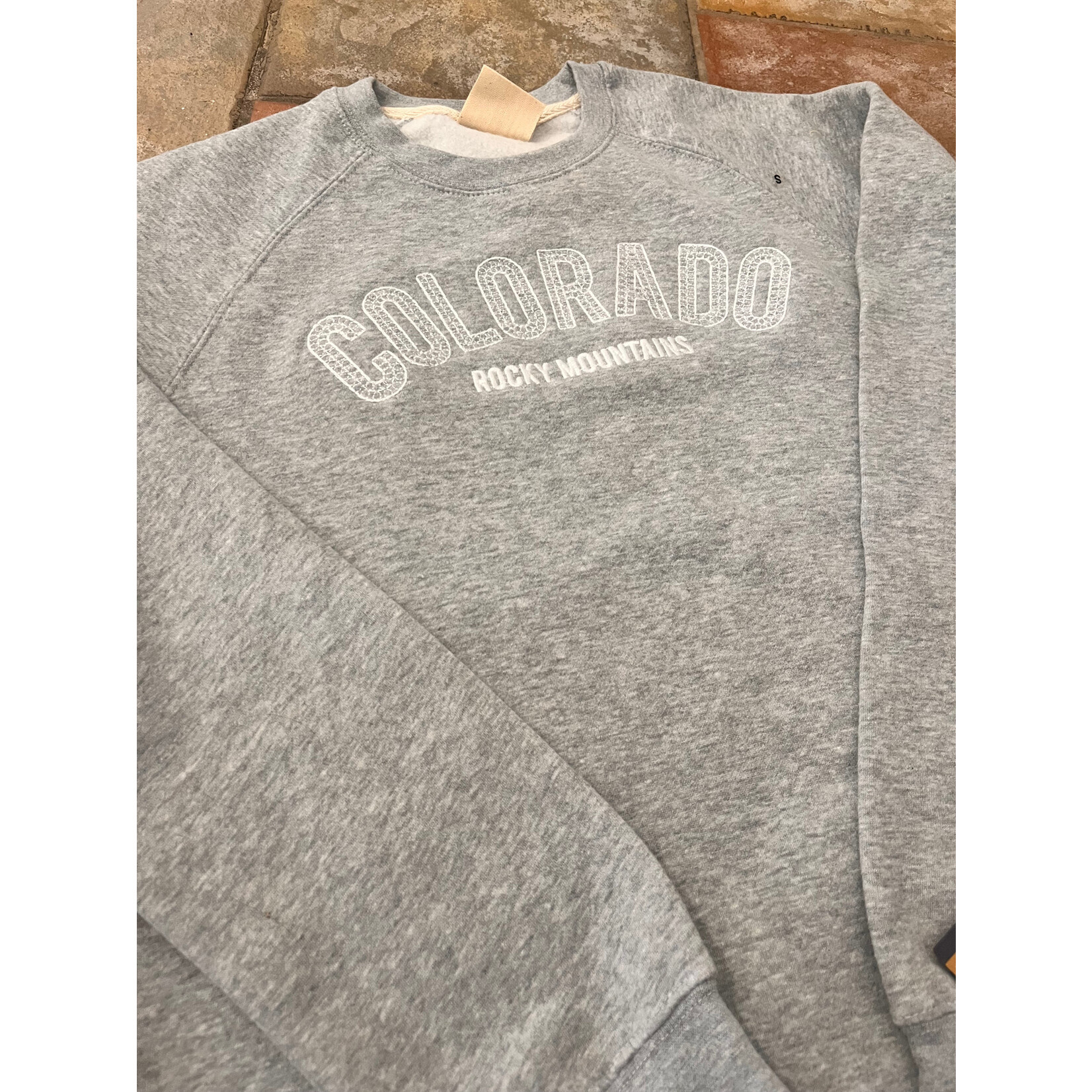 MV SPORT MV Vintage CO Embrodiered Crewneck
