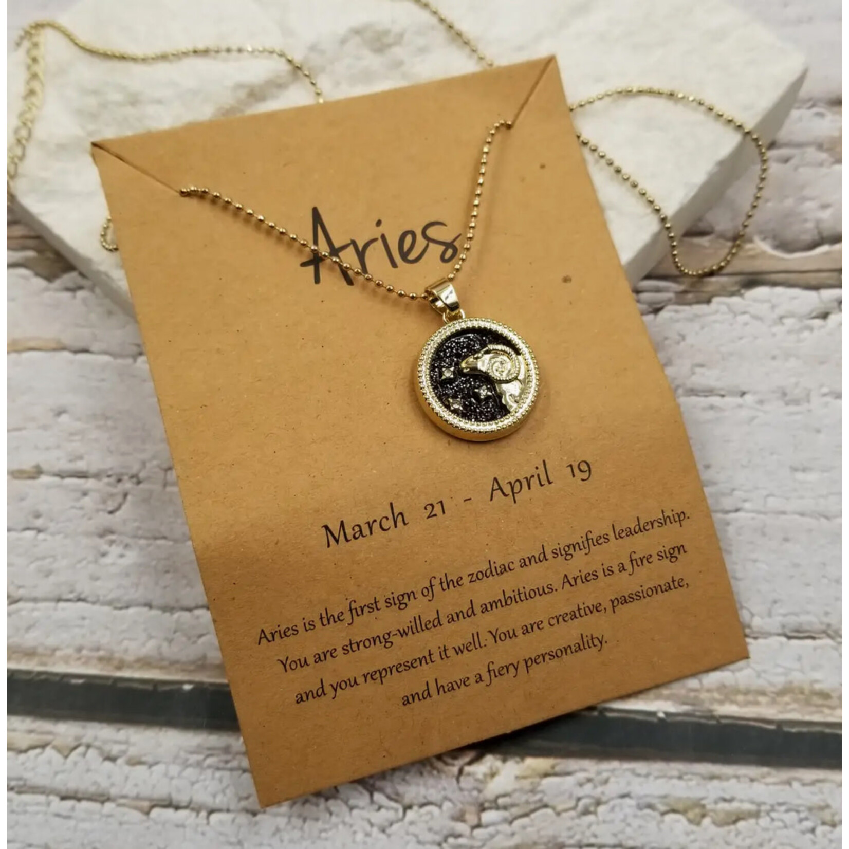 TW TW Coin Constellation Necklace