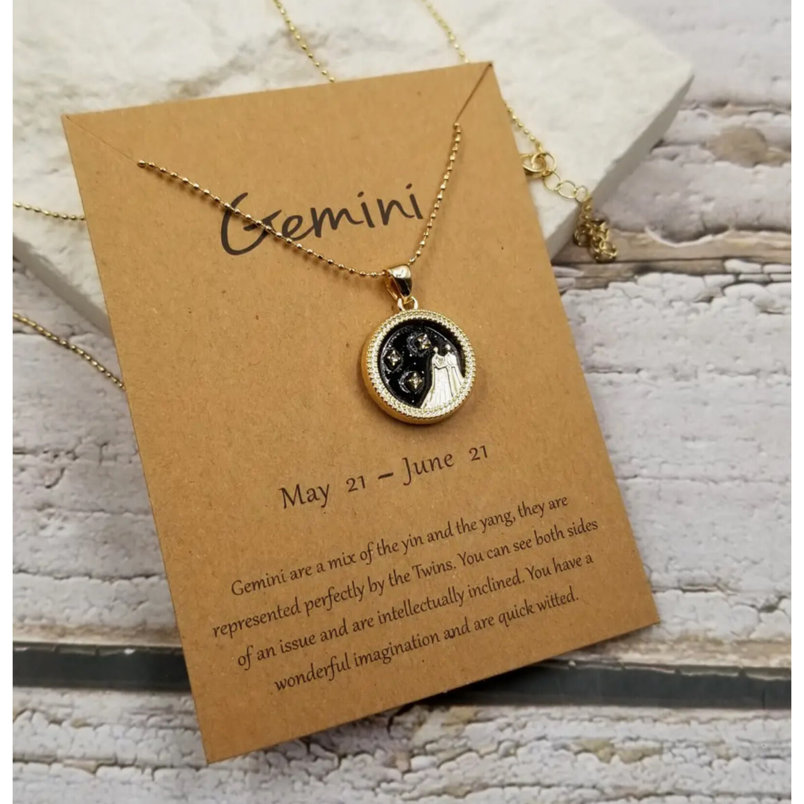 TW TW Coin Constellation Necklace