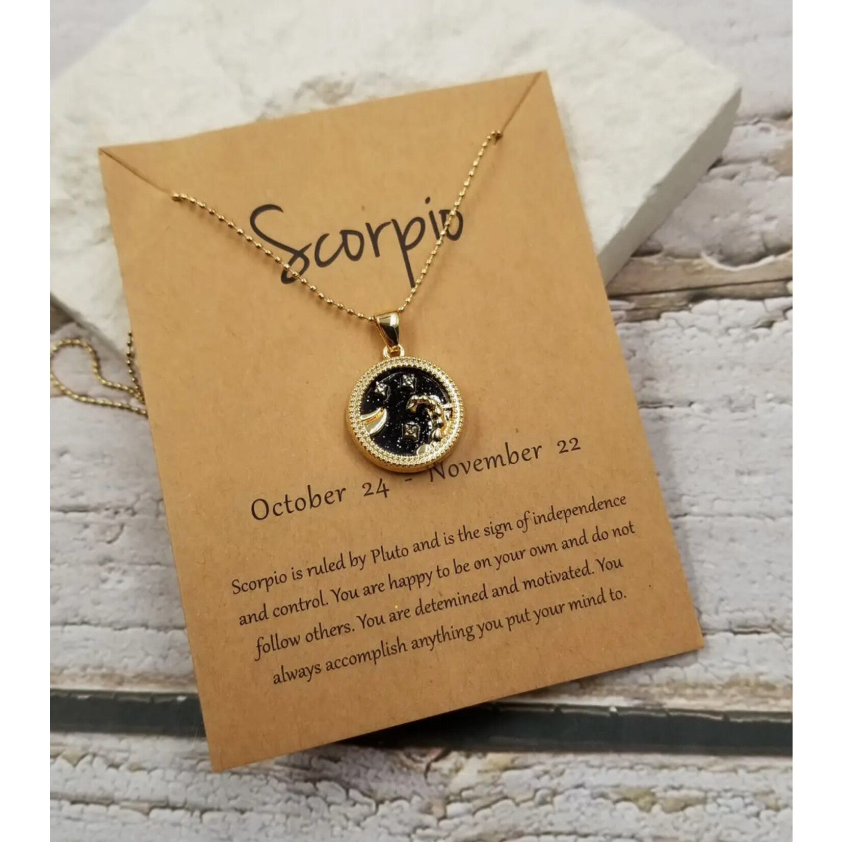 TW TW Coin Constellation Necklace