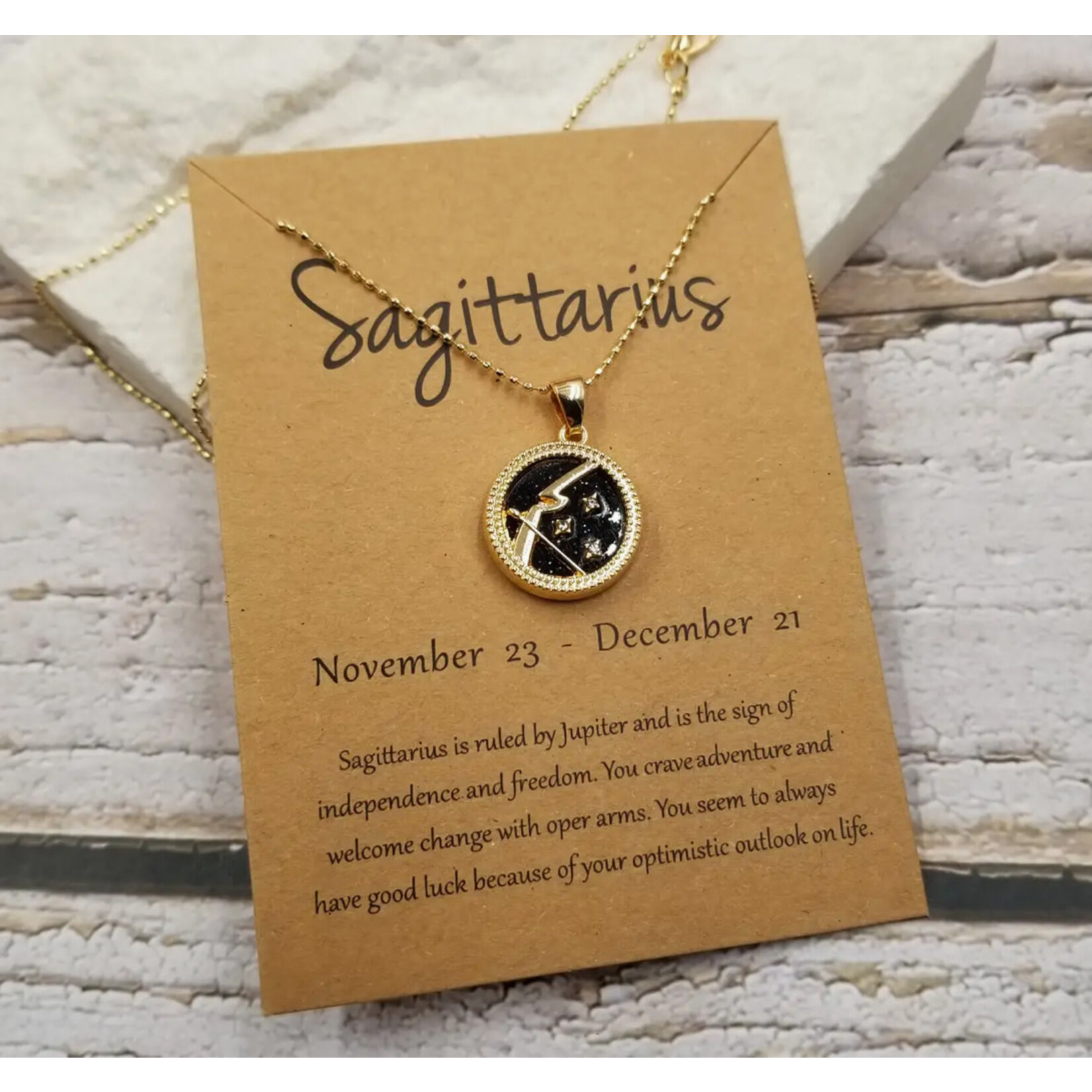 TW TW Coin Constellation Necklace