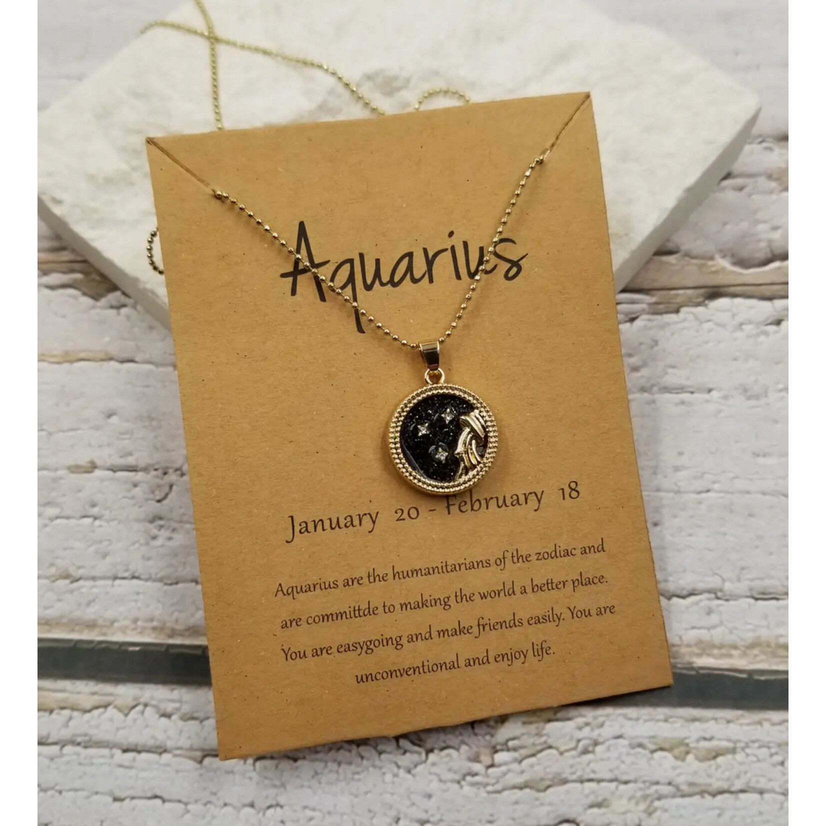 TW TW Coin Constellation Necklace