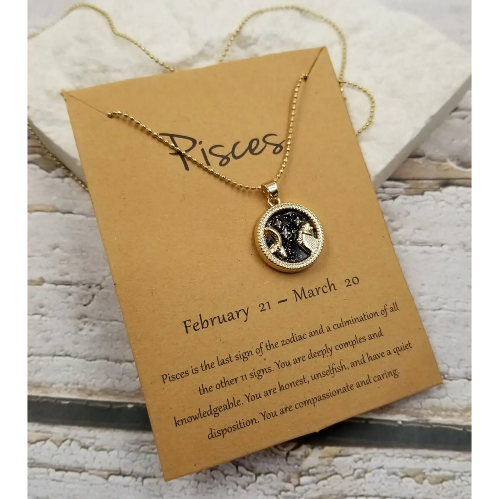 TW TW Coin Constellation Necklace