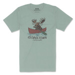 Whte River Apprel WRA GTown Moose Paddle  T-Shirt