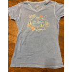 EMI EMI Ladies Floral Sun CO V-Neck T-Shirt